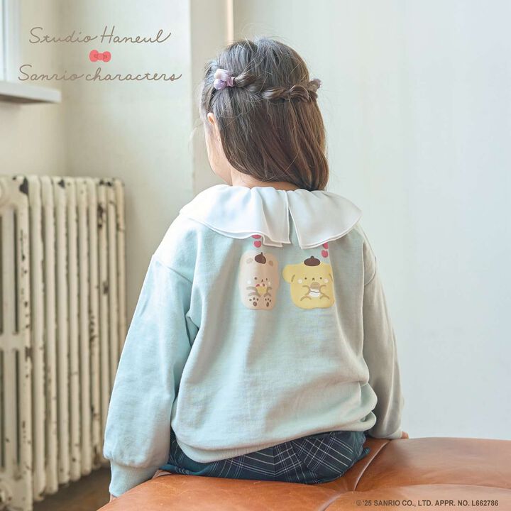 [Studio Hanul x Sanrio Characters] Assorted Collared Sweatshirt,Mint, medium image number 0