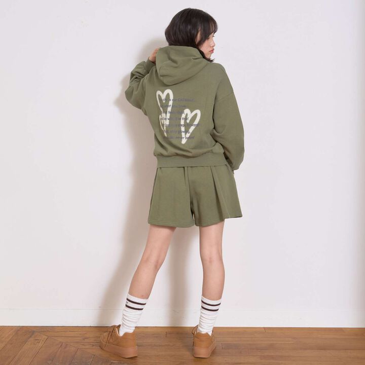 [LTXC] 100% Cotton Wool Lined Back Spray Outfit Set,Khaki, medium image number 3