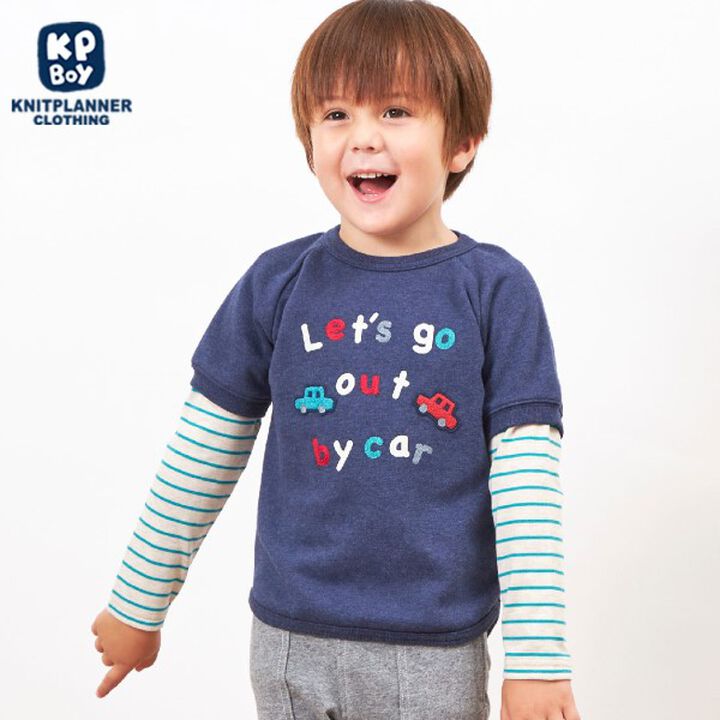 KPBOY Car Motif Fleece Sweatshirt (0 to 0),, medium