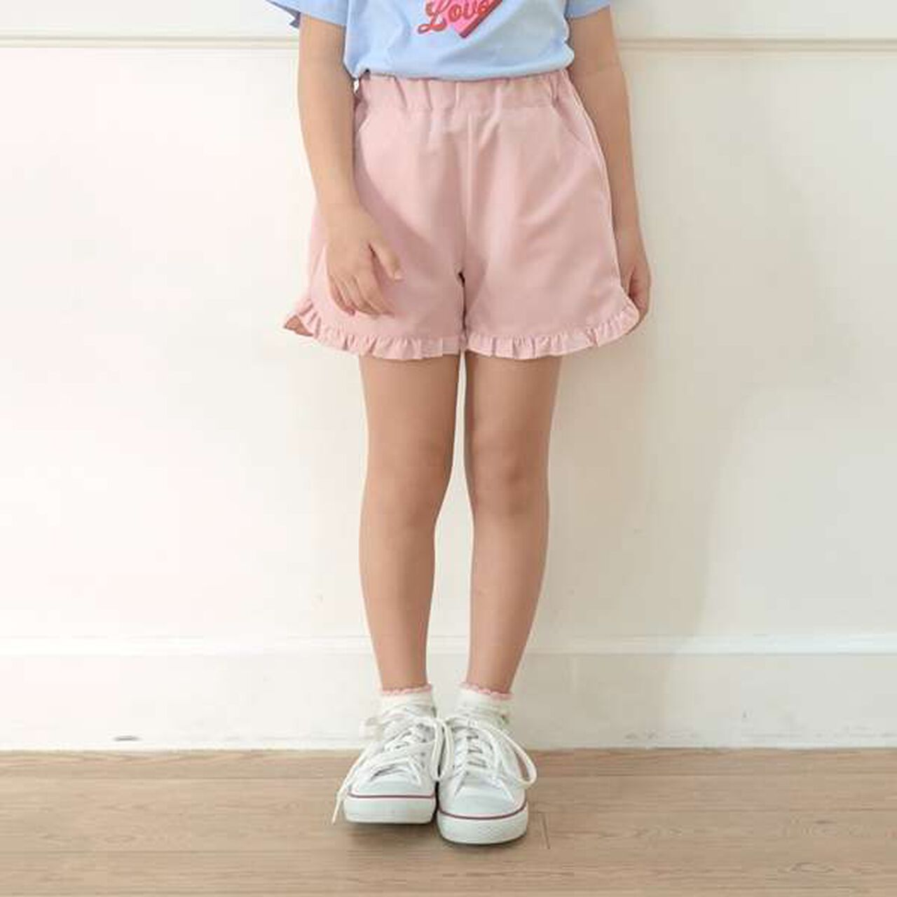 Frill Hem Shorts,Ivory, large image number 20