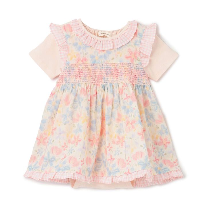 Milky Blossom Bodysuit Set,, medium