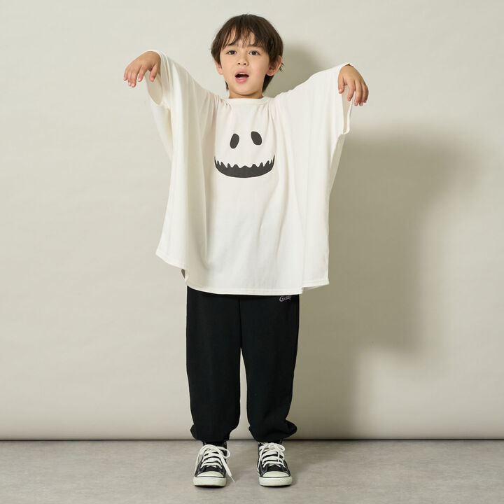 [Halloween] Stain-Resistant, Quick-Dry & UV-Protection Ghost T-Shirt,, medium