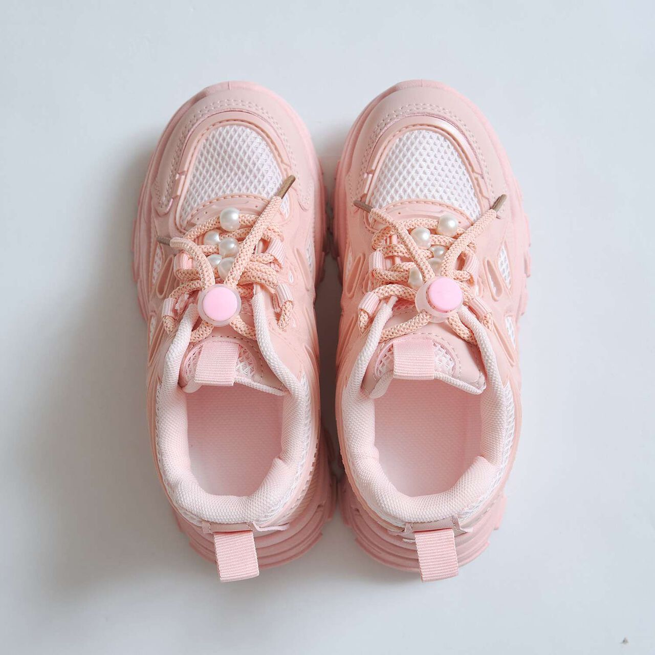 Pearl-Embellished Sneakers,Lavender, large image number 12