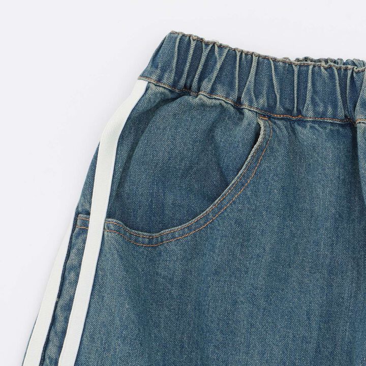 [GLSW.] Denim Line Cargo Pants,Deep blue, medium image number 3