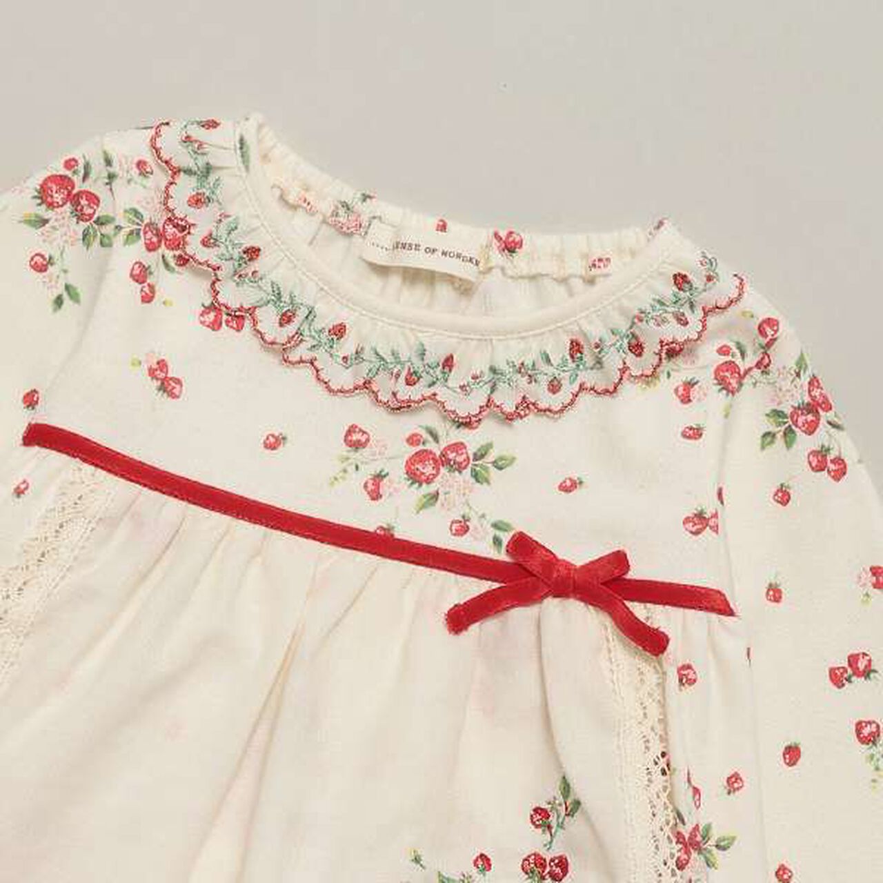 Wild Strawberry One-Piece Dress Suit,Pearl white, large image number 5