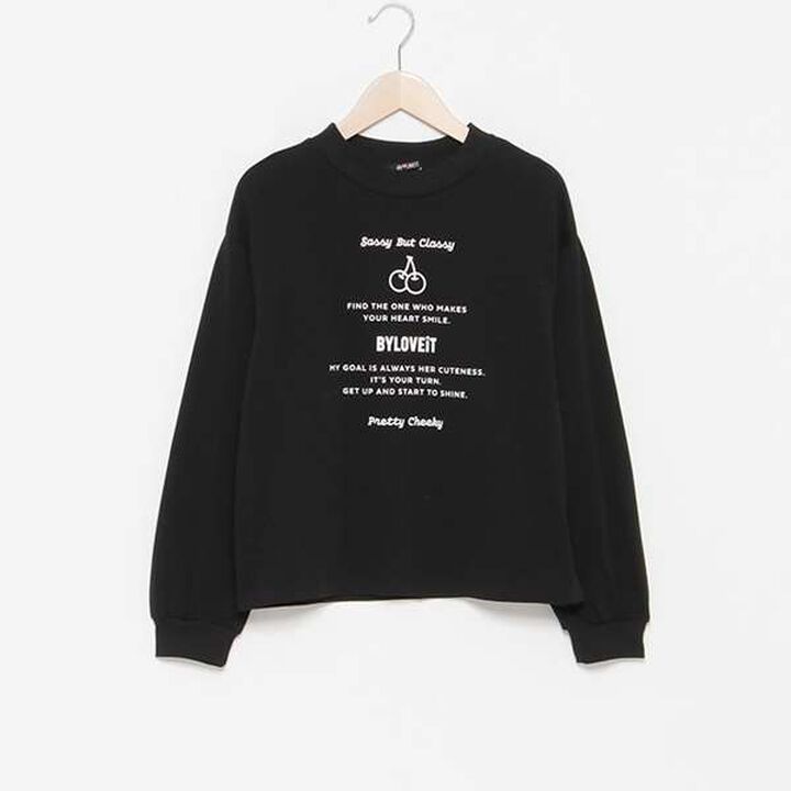 Cherry Print Long Sleeve T-Shirt,Off white, medium image number 8