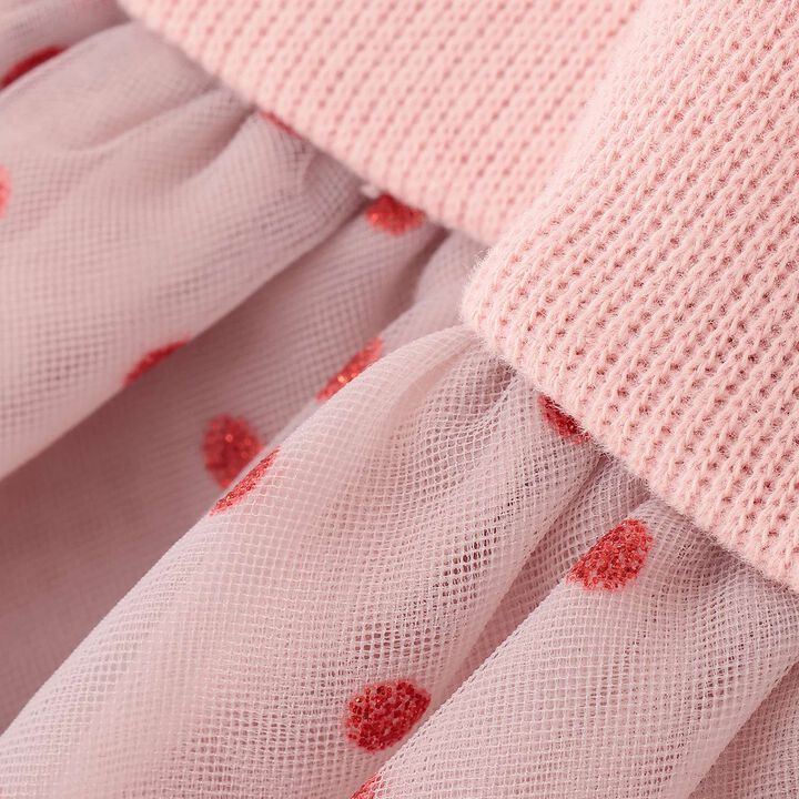 Sparkling Dot Baby Suit,Pearl white, medium image number 9