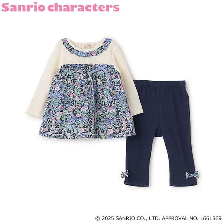 [My Melody Kuromi] Liberty Baby Suit,, medium