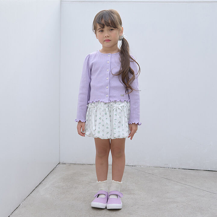 [Coordinatable Setup] Balloon Skirt with Ribbon,Lavender, medium image number 17