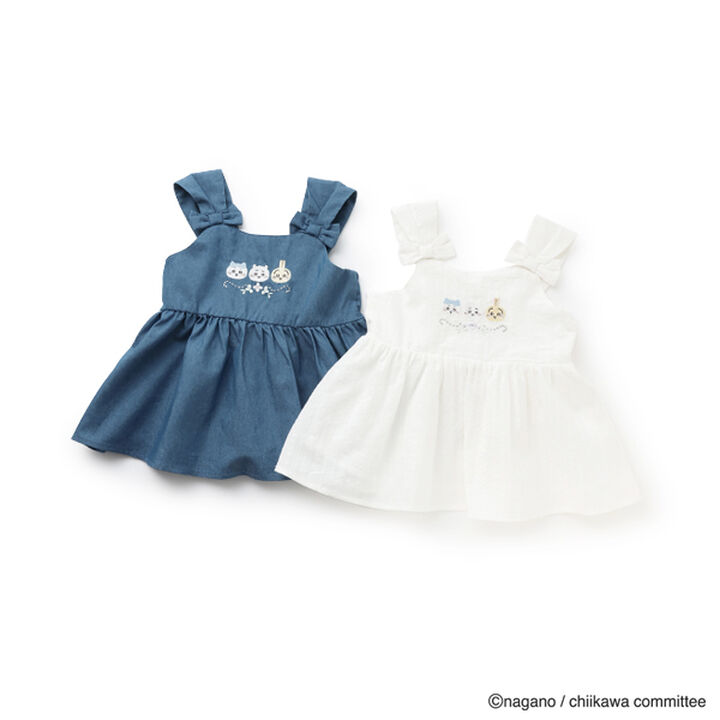 [Chikawa] Embroidered Peplum Blouse,Sax blue, medium image number 13