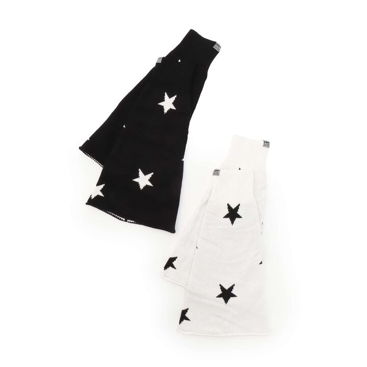 [LTXC] Star Pattern Leg Covers,Black, medium image number 4