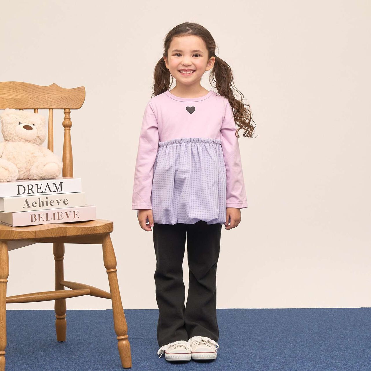 Quick-Dry UV Non-Crumbling Either Way Is Fine Muteki T Balloon Peplum Tops,Lavender, large image number 22