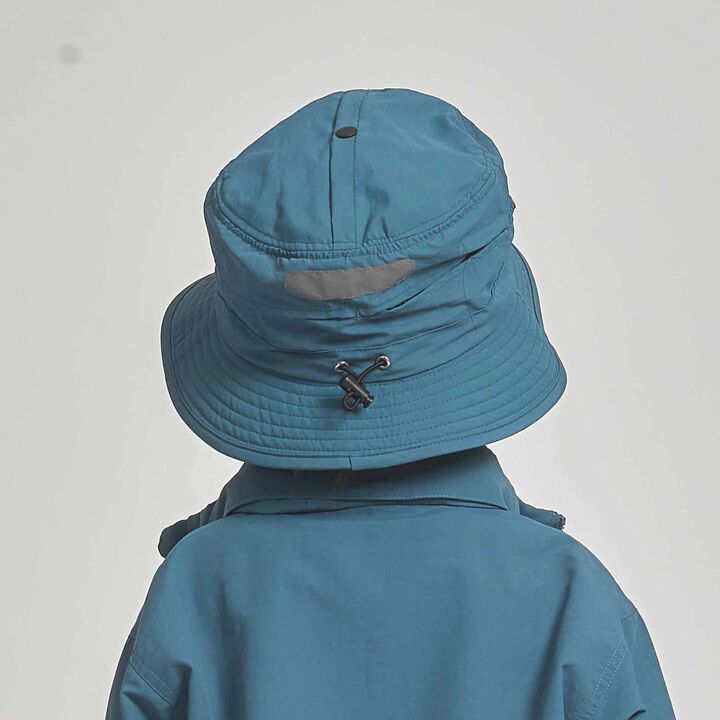 [School-Ready] [Water-Repellent, Anti-Stain, Durable, UV] Compact Hat with Reflective Sheet,Charcoal gray, medium image number 22