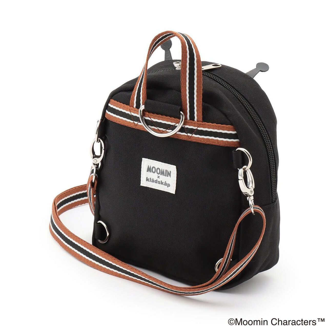 [MOOMIN] Stinky Backpack Small Shoulder Bag,Black, large image number 1