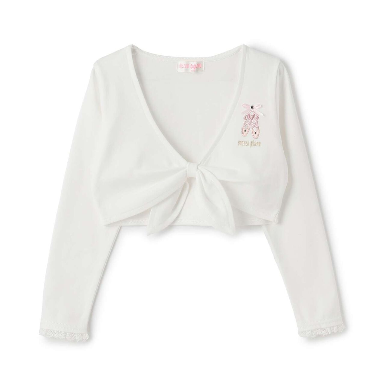 Ballet Cache-Coeur Top,Off white, large image number 0