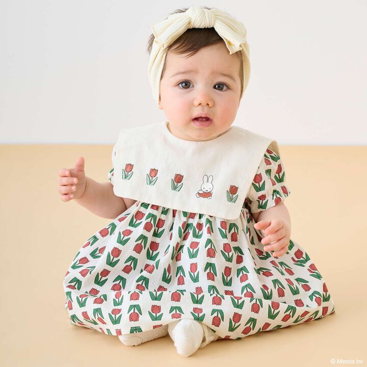 [miffy] Tulip Pattern Romper,, medium