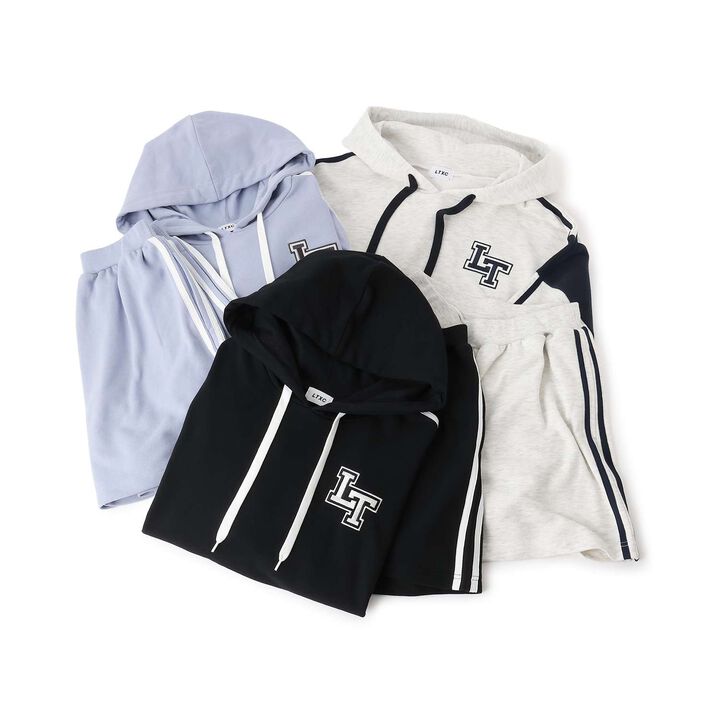 [LTXC] Long-Sleeve Line Parka Setup,Black, medium image number 10