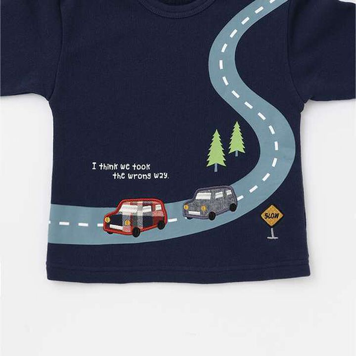 Car Appliqu&eacute; & Road Sweatshirt,Navy, medium image number 3