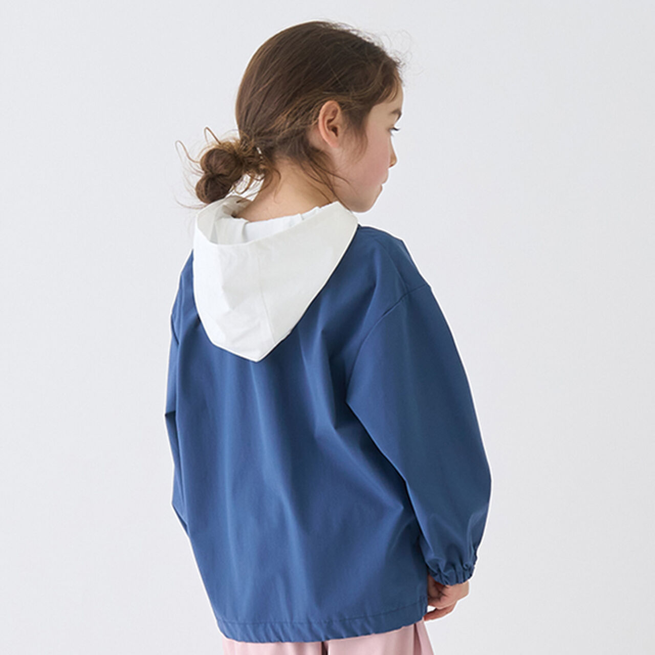 [4 WAY Stretch] [Water-Repellent] Nylon T-Shirt,Navy, large image number 18