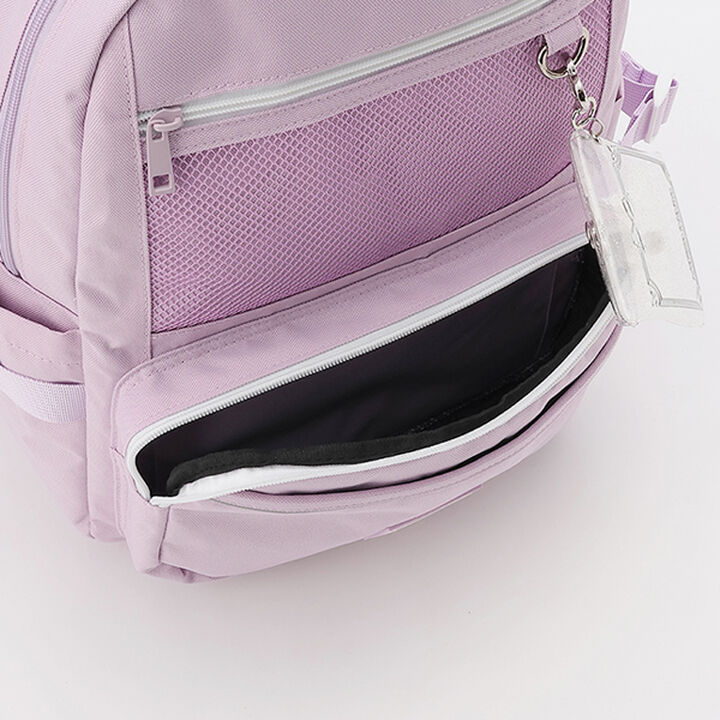 Backpack with Clear Lame Pouch,Light blue, medium image number 8