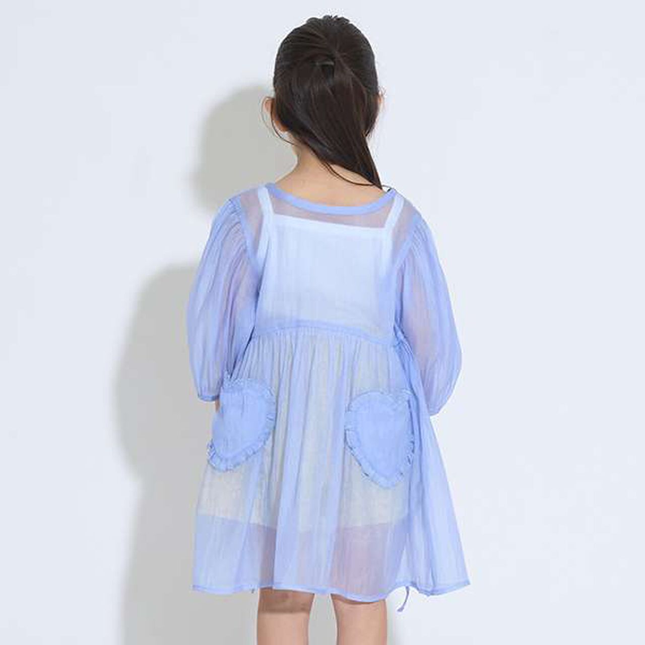 [Either Way] Sheer Tunic,Moderate blue, large image number 19