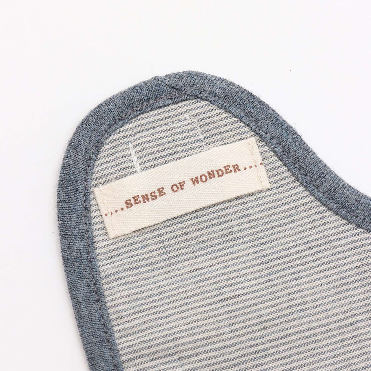 Organic Jacquard Bib,Navy, large image number 4