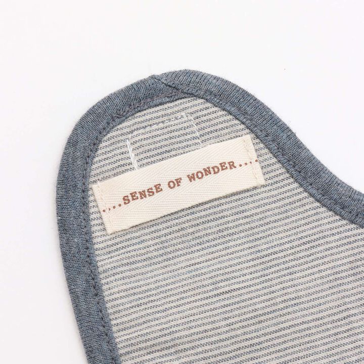 Organic Jacquard Bib,Navy, medium image number 4