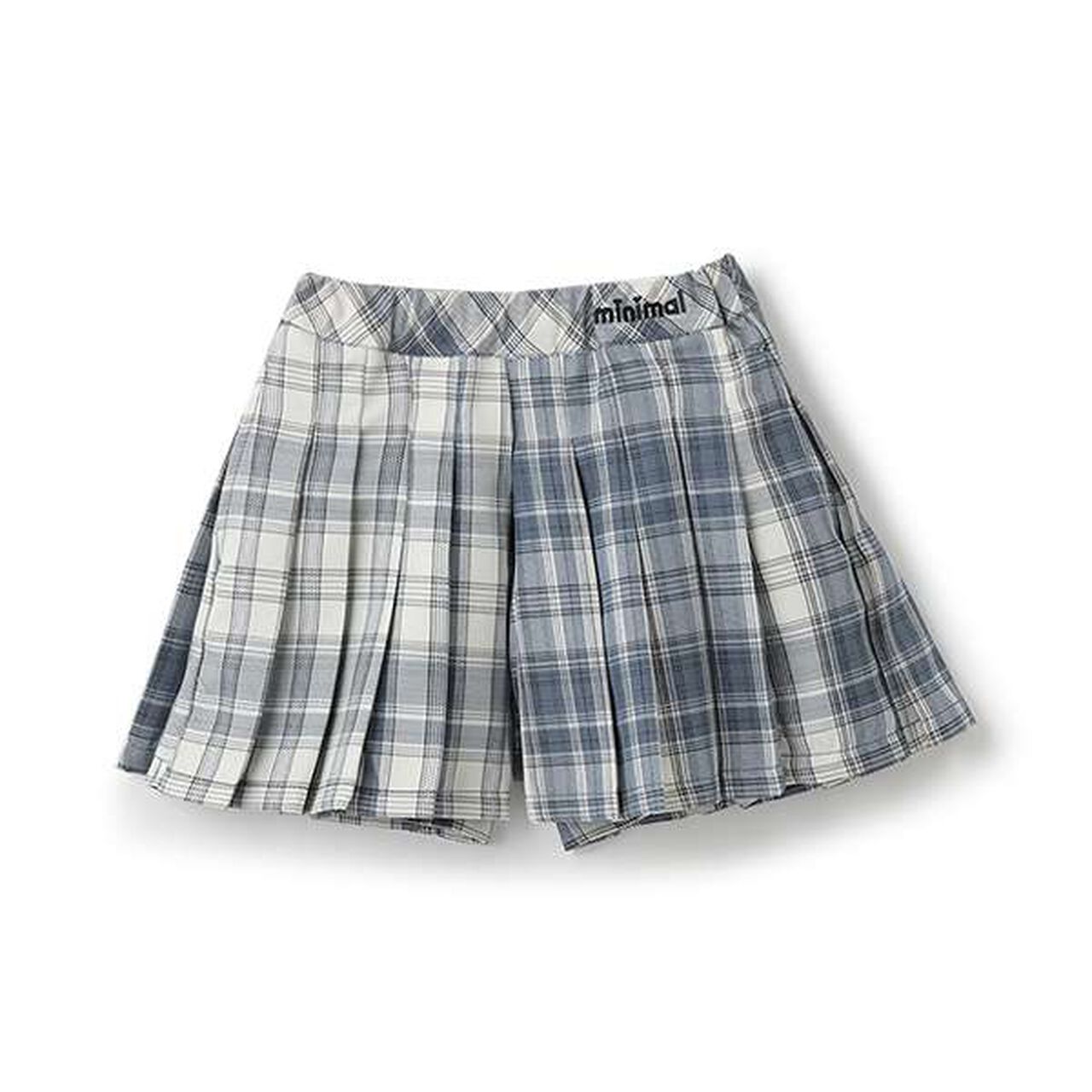 Check Pleats Culottes,Black, large image number 7