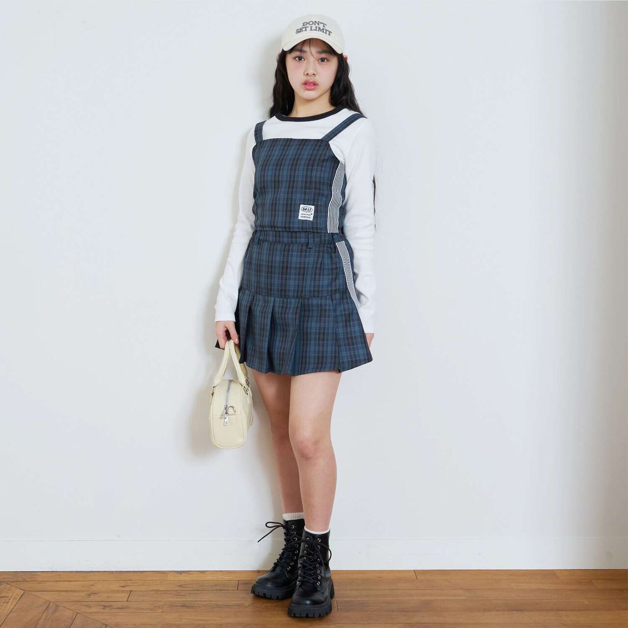 [7 Days] Side Line Camisole Set Up,Gray, large image number 1