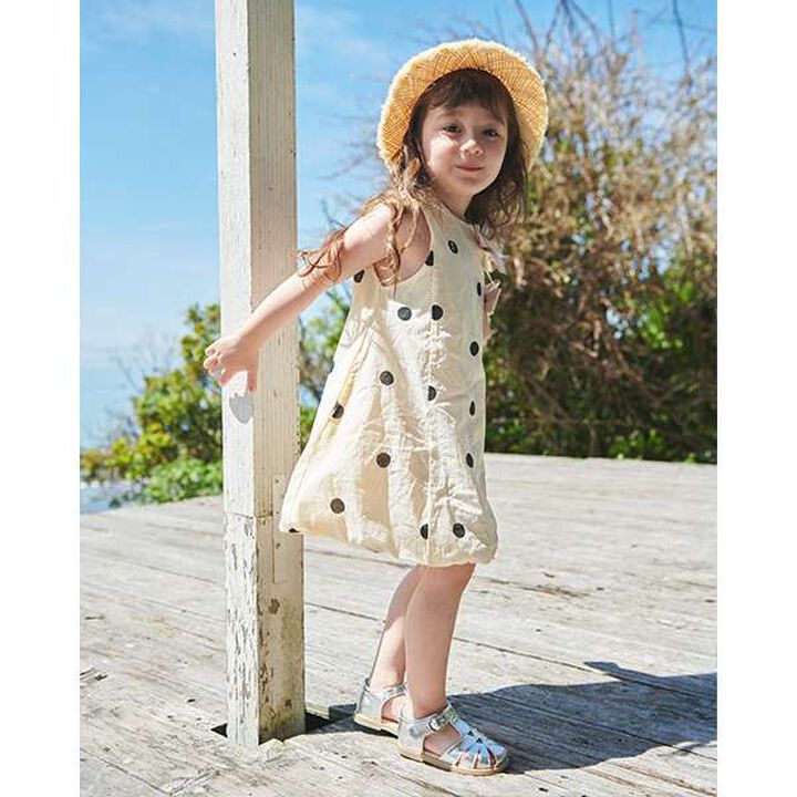 [Link] Ribbon Balloon Dress (Kids),Pearl white, medium image number 1