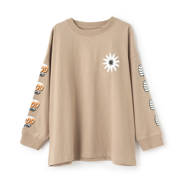 100% Cotton Assorted Sleeve Printed Long Sleeve T-Shirt,Cinnamon, medium image number 16