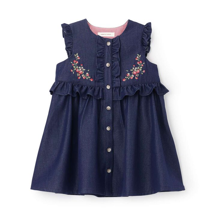 Wild Strawberry Embroidery Jumper Skirt,, medium