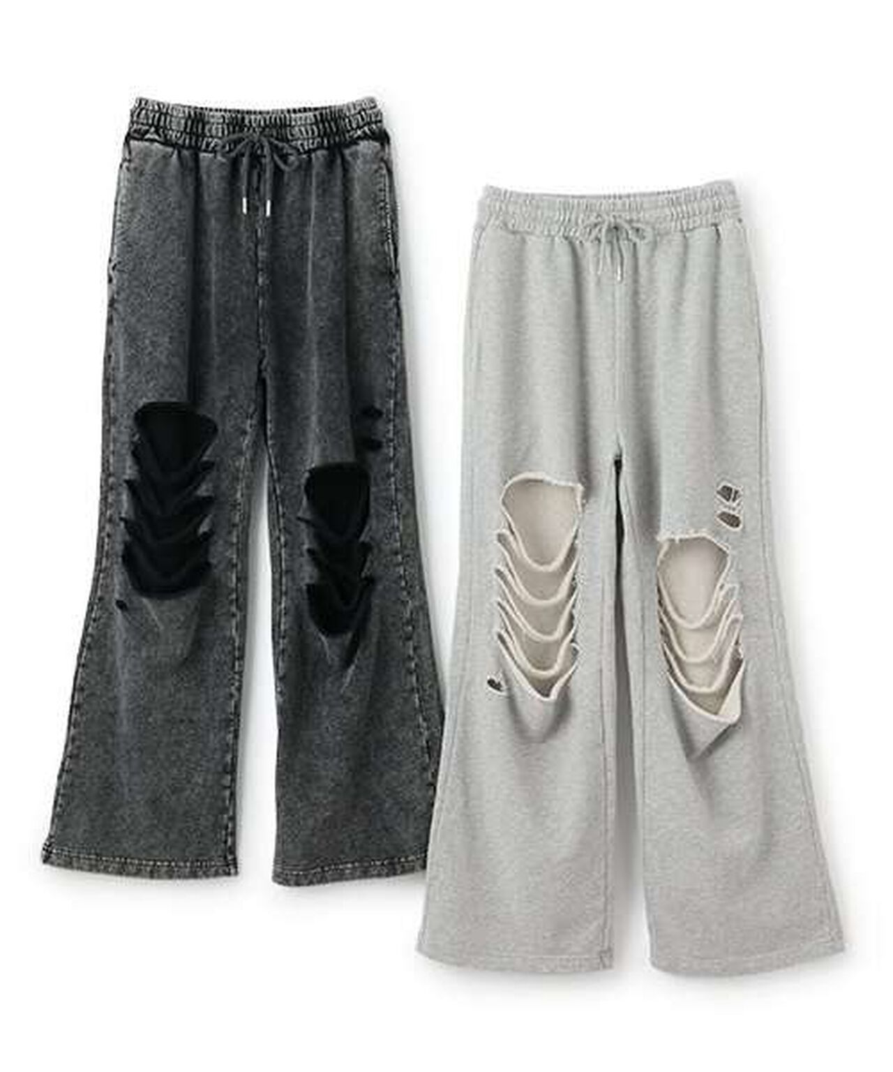Damage Sweatpants,Charcoal gray, large image number 5