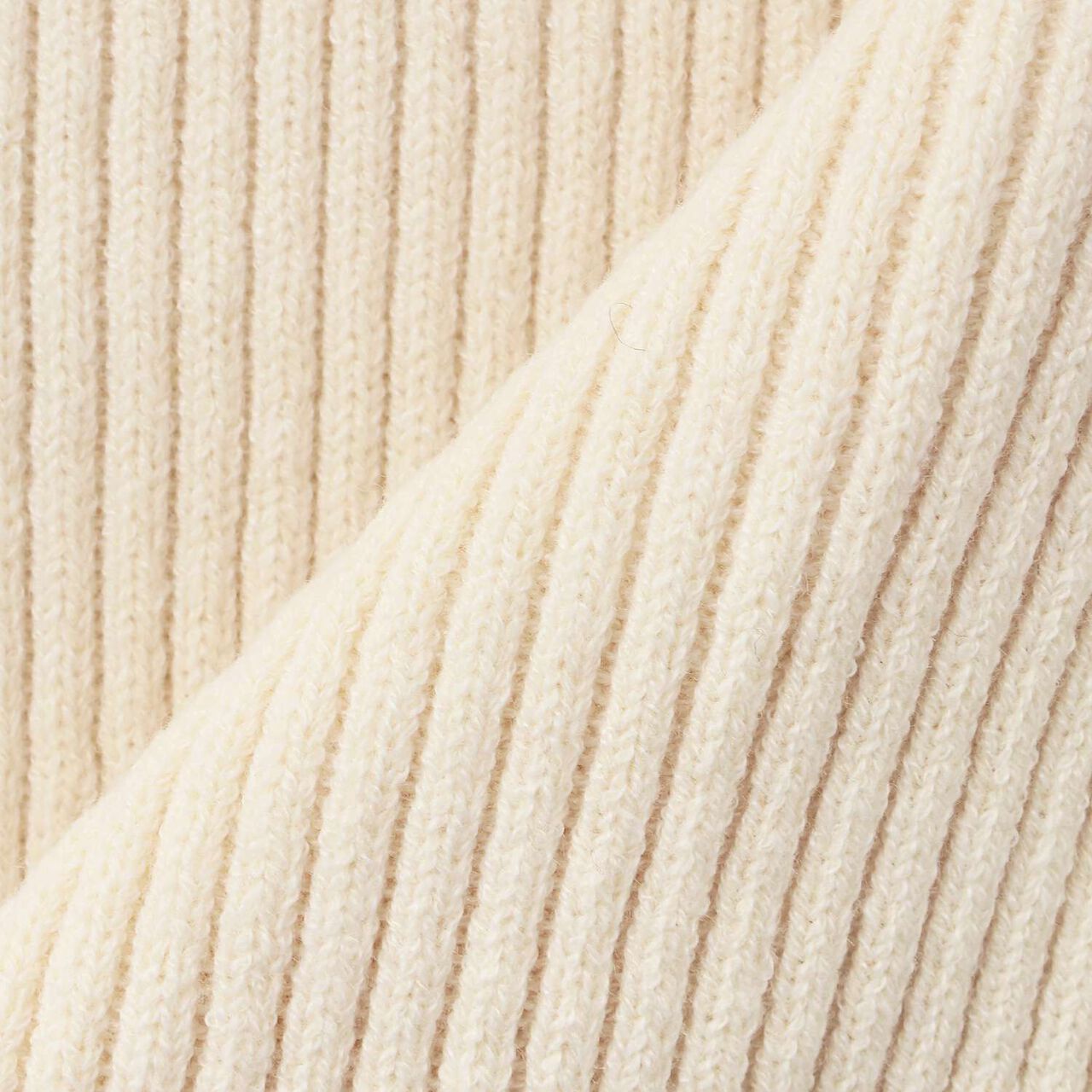 Fur Sleeve Knit Pullover,Ivory, large image number 7