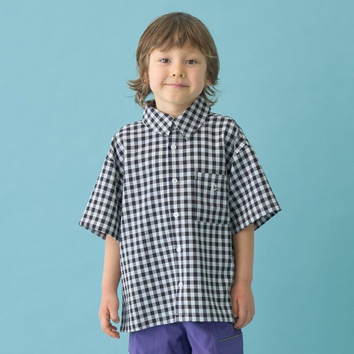 [Coordinatable Setup] Oversized Silhouette Assorted Short-Sleeve Shirt,Blue, medium image number 41