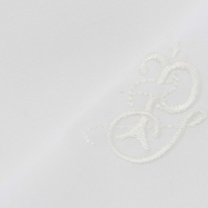 [Graduation Attire] [Wrinkle-Resistant] Round Collar Long-Sleeve Shirt,White, medium image number 4