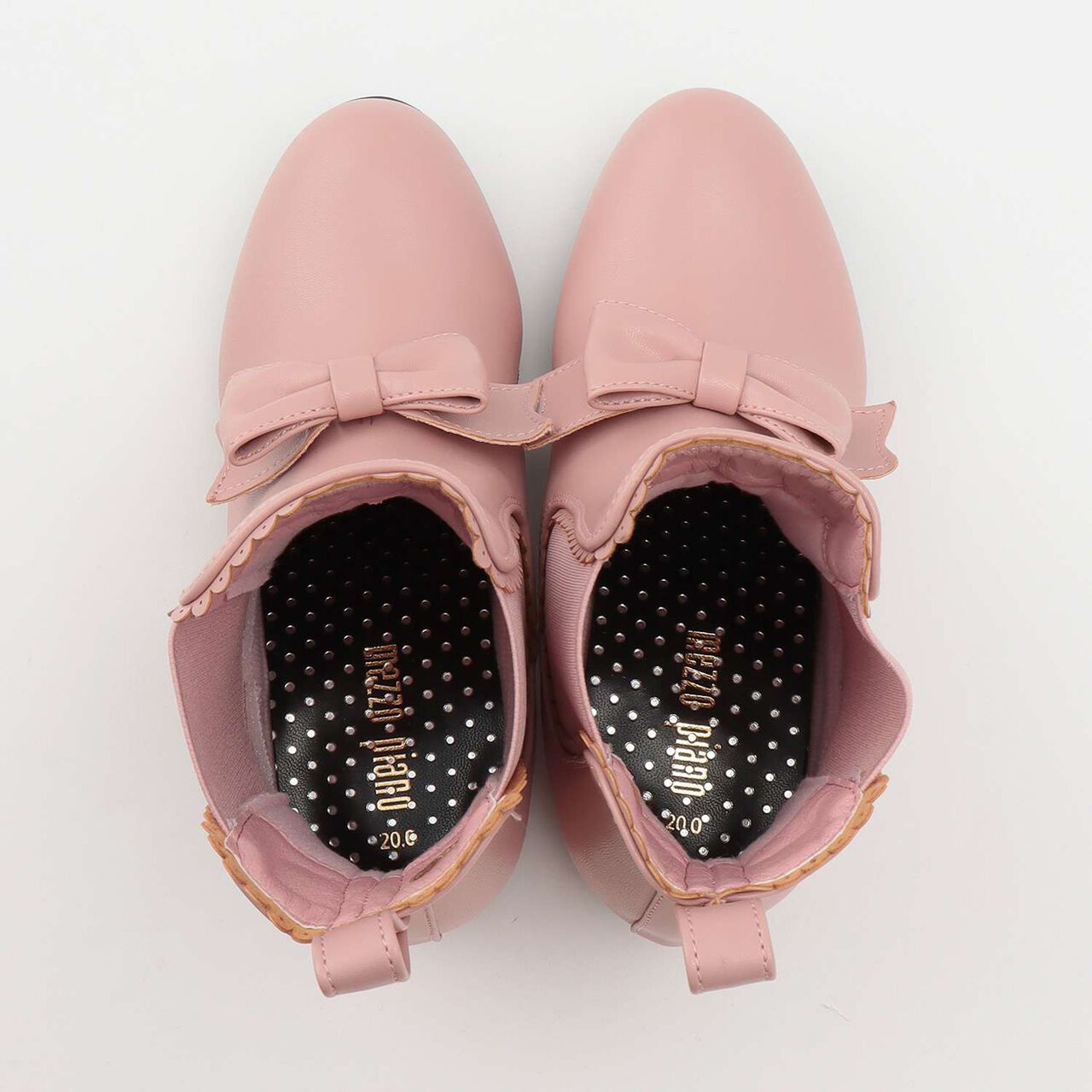 Ribbon Side Gore Boots,Black, large image number 3