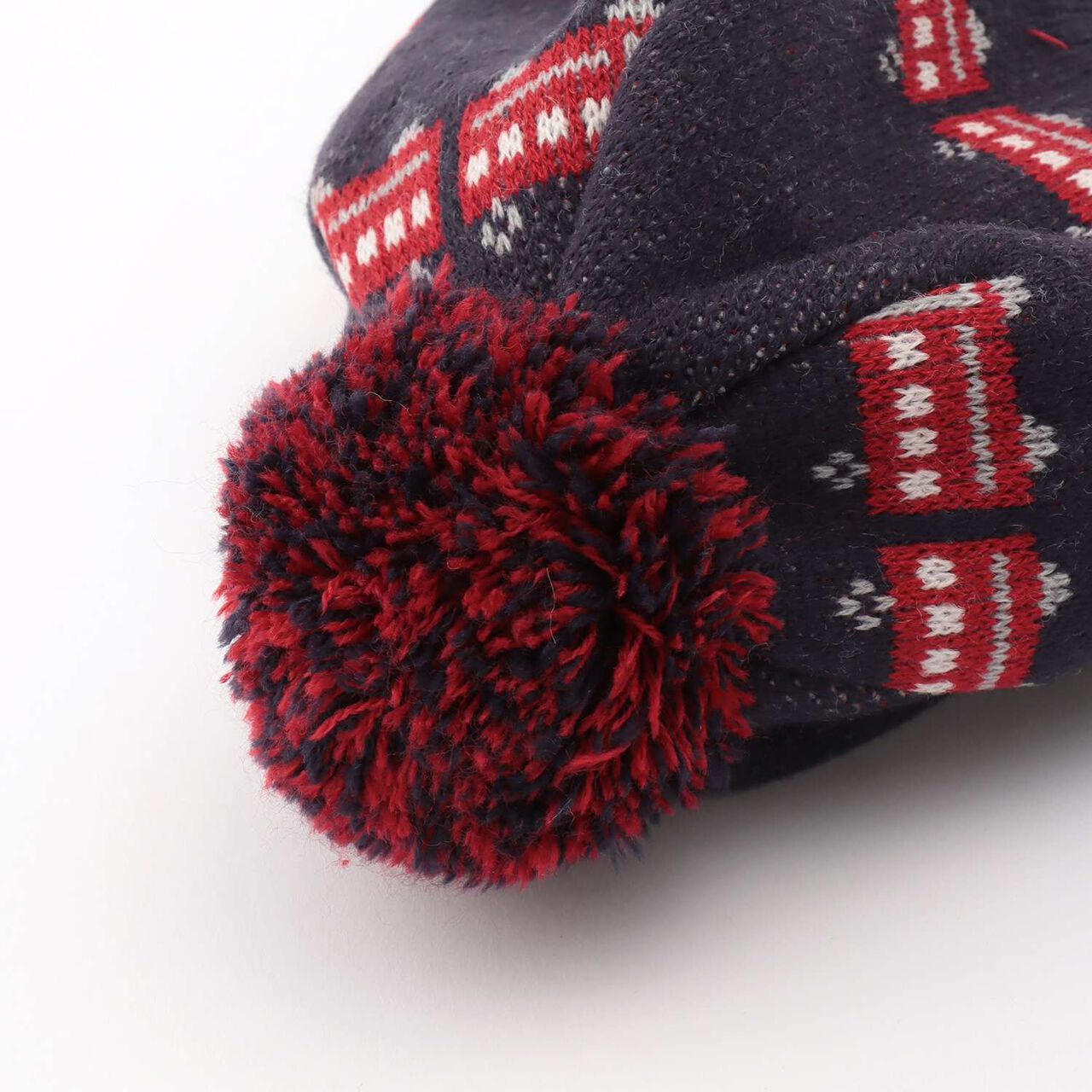 Train Pattern Beanie with Ear Flaps,Yellow, large image number 3