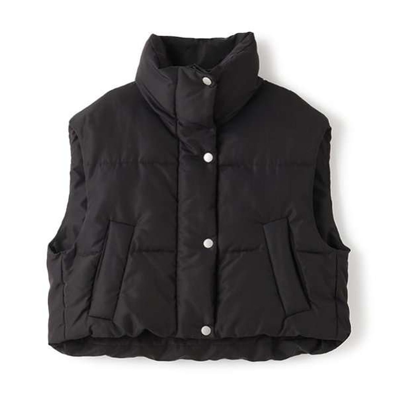 Puffy Vest,Off white, large image number 13