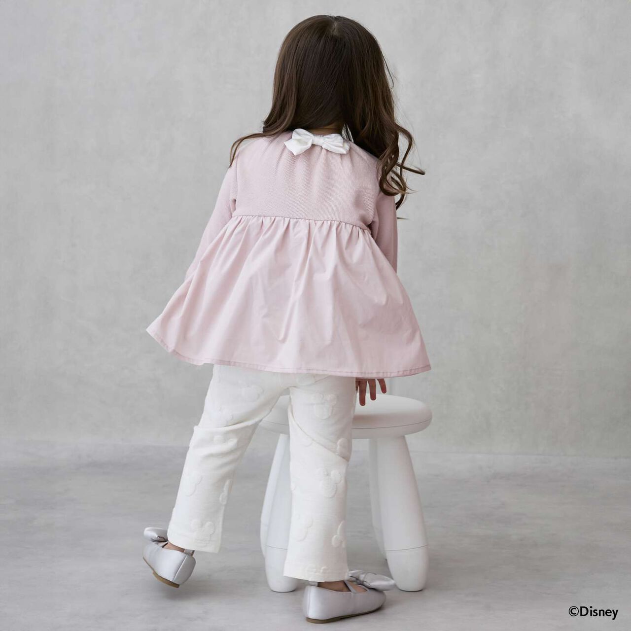 [Disney] Jacquard Leggings,Ivory, large image number 1