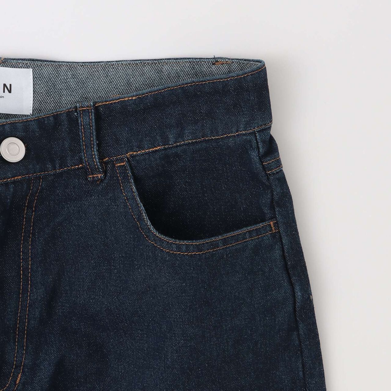 Barrel Leg Denim Pants,Navy, large image number 11