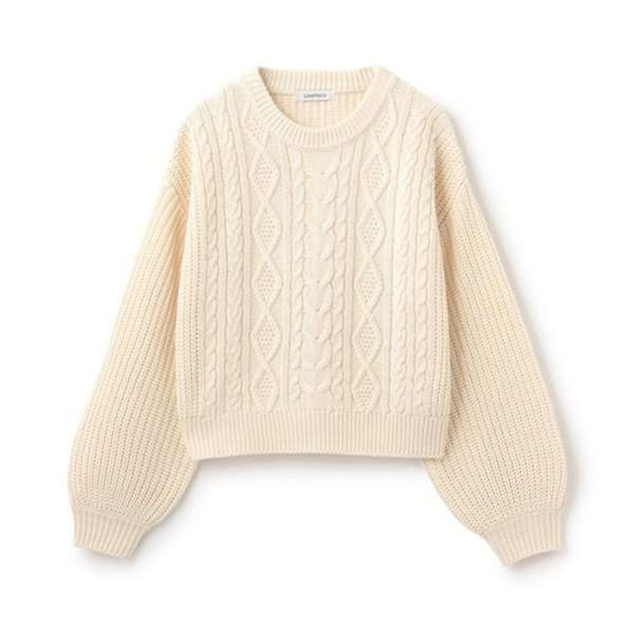 Cable Knit Pullover,Light green, large image number 13