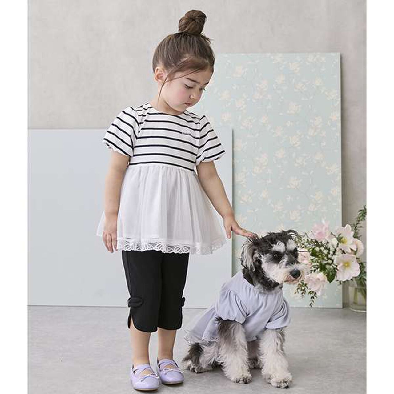 [Smile Series] Side Ribbon 7/8 Length Pants,Multi color, large image number 21