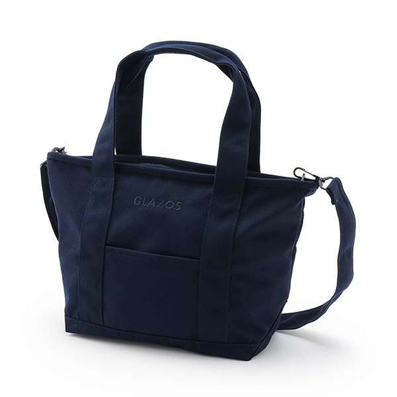 Small Canvas Tote Bag,Navy, large image number 0