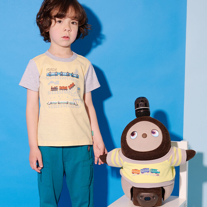 KP×LOVOT Train Motif Pullover,Blue, medium image number 11