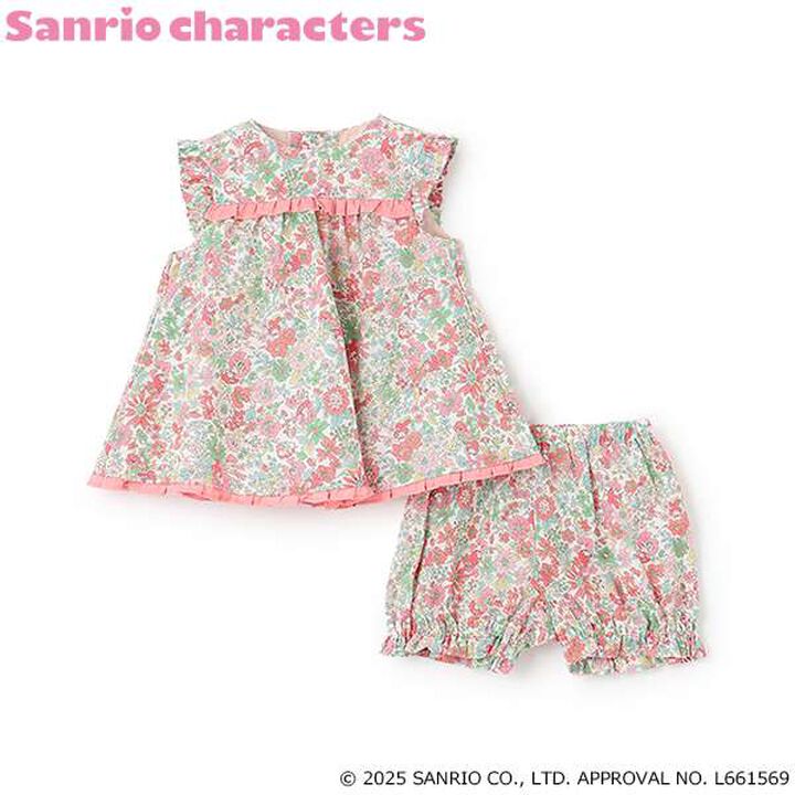 [My Melody] Liberty Baby Suit,Coral red, medium image number 0