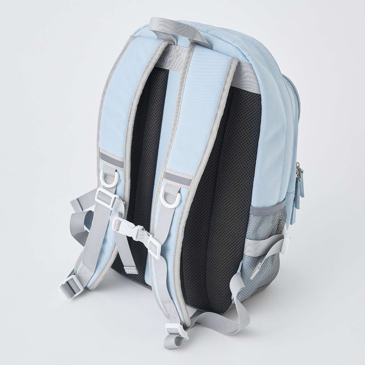 23L Water-Repellent Round Pouch School Backpack,Light blue, large image number 25