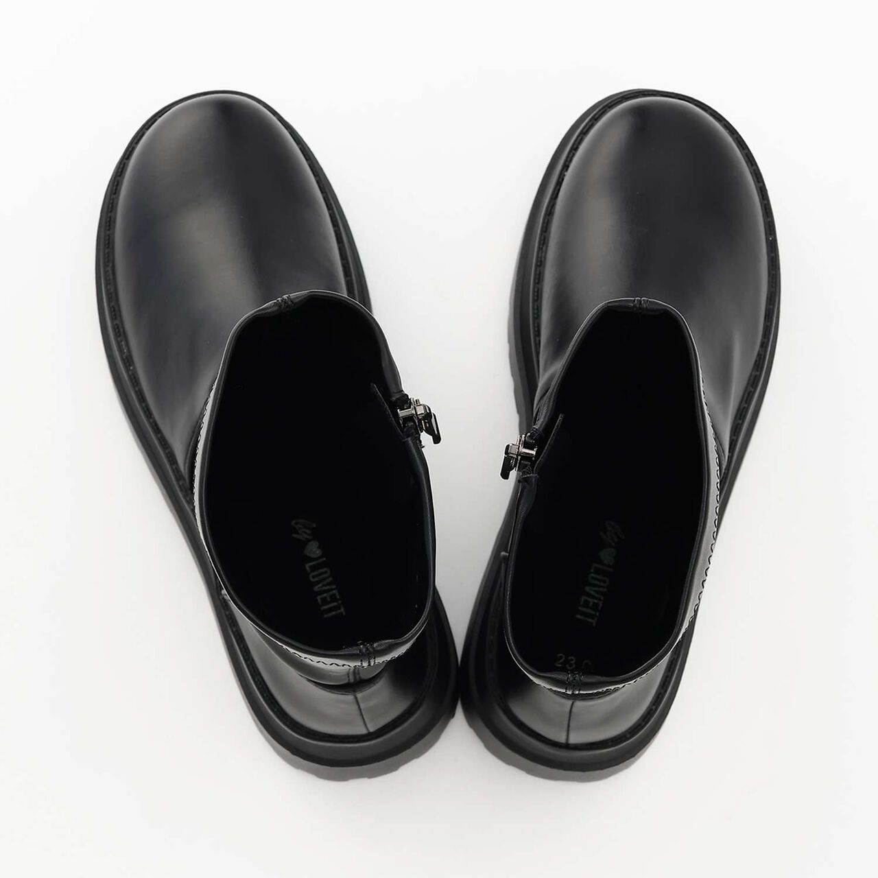 Platform Short Boots,Black, large image number 10