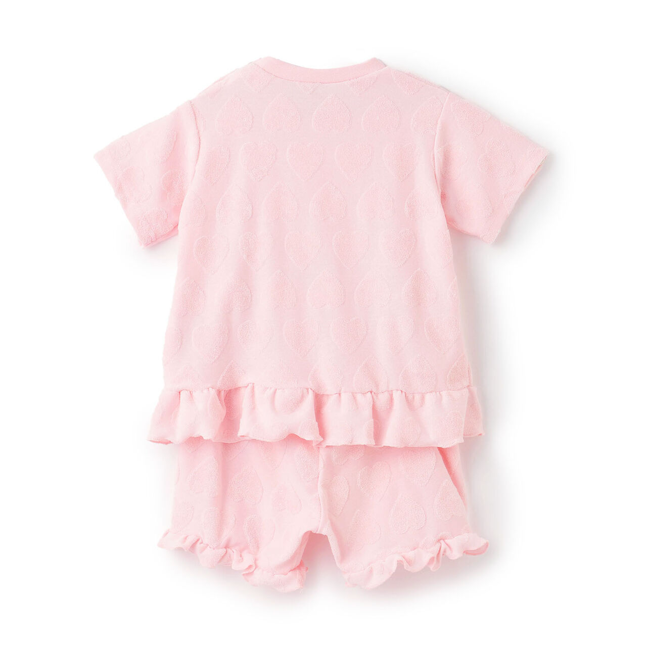 Jacquard Pile Loungewear Set,Pink, large image number 12