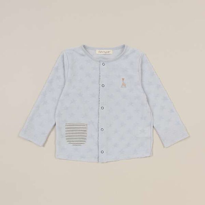 Star Jacquard Pile Cardigan [Made in Japan],Cream, medium image number 11